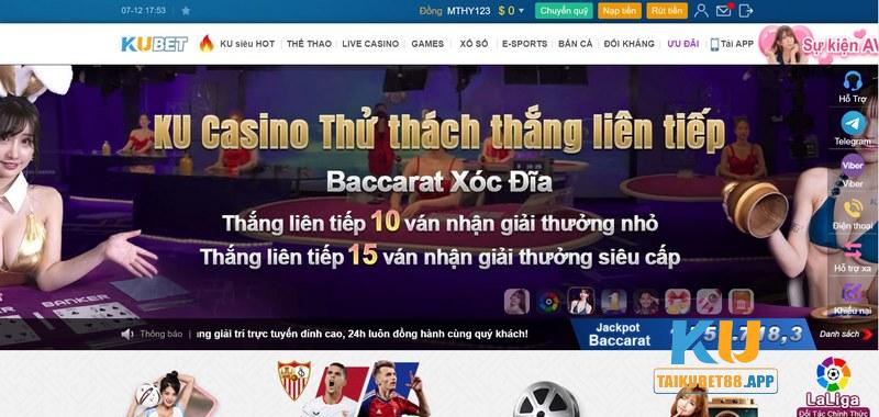 Truy cập website trang chủ